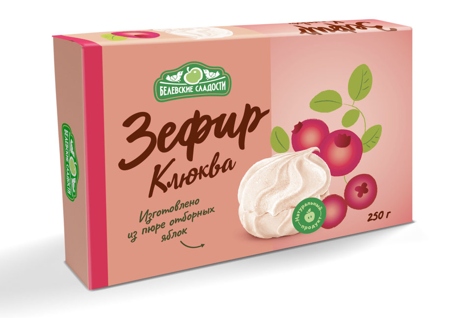  Зефир белевский "Клюква" 250г в Александрове