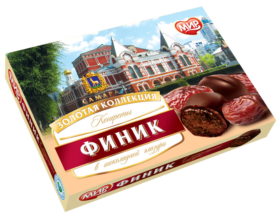  КФ МИР Финики в шоколадной глазури 160г  в Александрове