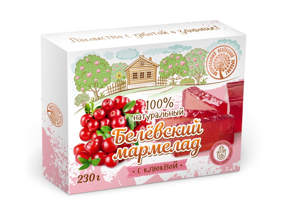  Мармелад белевский "Клюква" 230г в Александрове