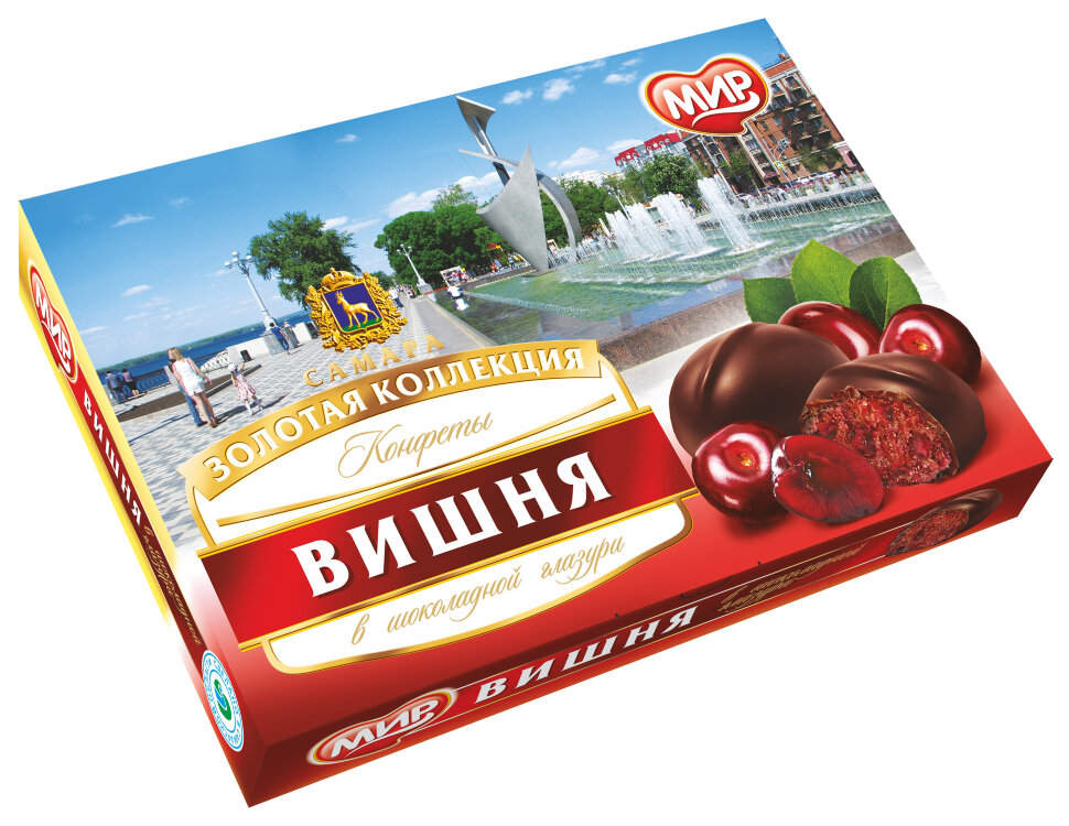  КФ МИР Вишня в шоколадной глазури 160г в Александрове